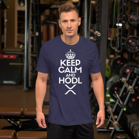 Image of Keep Calm And HODL XRP Unisex Tee