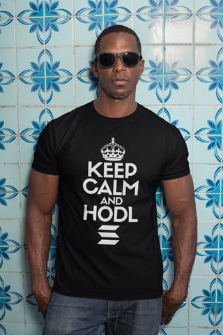 Image of Keep Calm & Hodl T-Shirt | Solana Logo