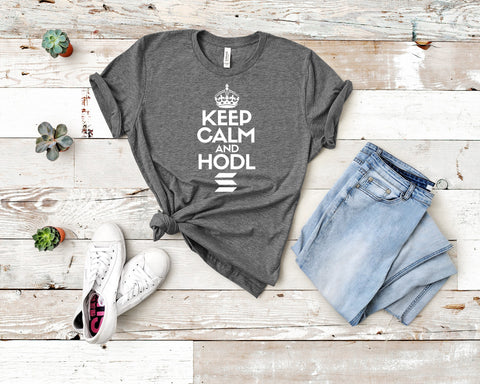 Image of Keep Calm & Hodl T-Shirt | Solana Logo