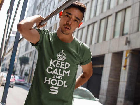 Image of Keep Calm & Hodl T-Shirt | Solana Logo