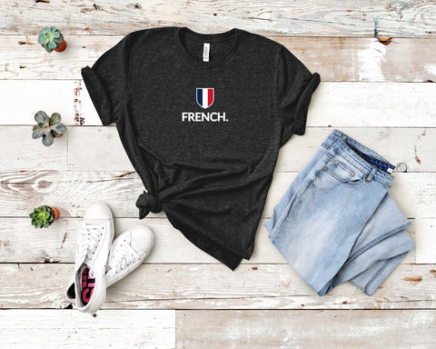 Image of French Unisex T-Shirt | France Flag T Shirt