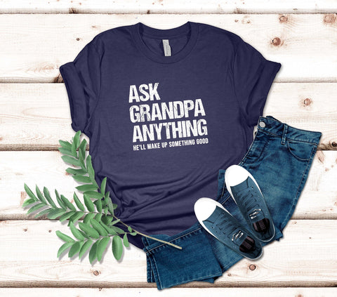 Image of Funny Grandpa Tshirt - Best Grandfather Gift for Birthday or Fathers Day