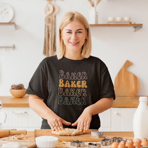 Image of Baker T-Shirt For Mom | Gift For Bakers