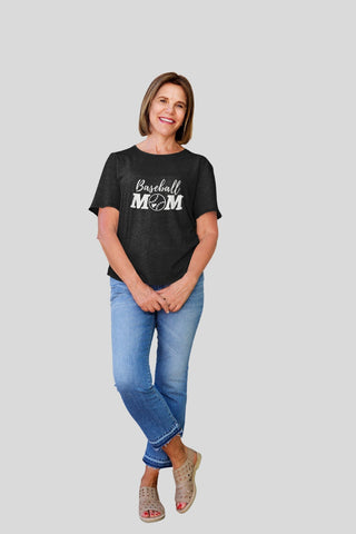 Image of Baseball Mom T-Shirt - Perfect Gift Idea for Sports Lovers