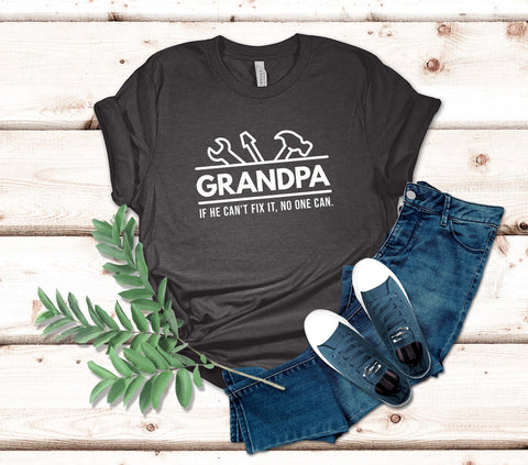 Image of GrandpaFathers Day Handyman Tee - Funny Birthday Gift