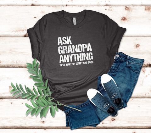 Image of Funny Grandpa Tshirt - Best Grandfather Gift for Birthday or Fathers Day