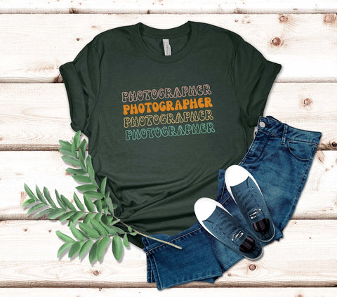 Image of Photographer T-Shirt - Unique Tee for Photography Lovers