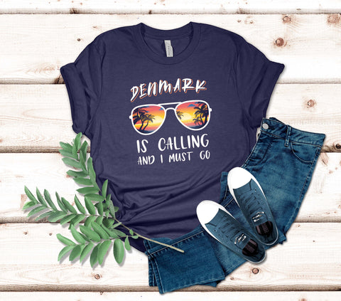 Image of Denmark Is Calling and I Must Go T-Shirt