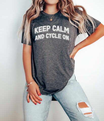 Image of Keep Clam and Cycle On T-Shirt