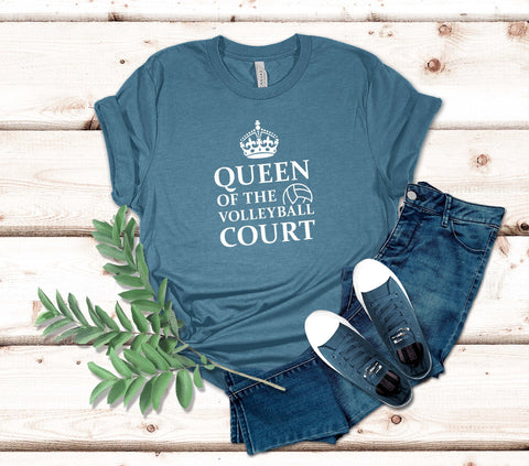 Image of Queen of the Volleyball Court T-Shirt
