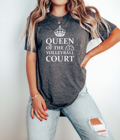 Image of Queen of the Volleyball Court T-Shirt