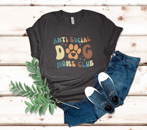 Image of Anti Social Club Dog Mom Shirt - Mothers Day Gift for Her