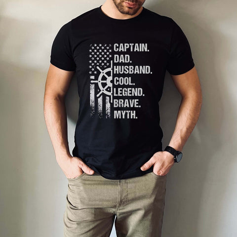 Image of Captain Shirt for Dad and Husband
