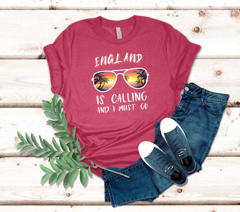 Image of England Is Calling and I Must Go T-Shirt