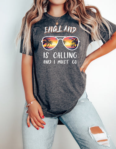 Image of England Is Calling and I Must Go T-Shirt