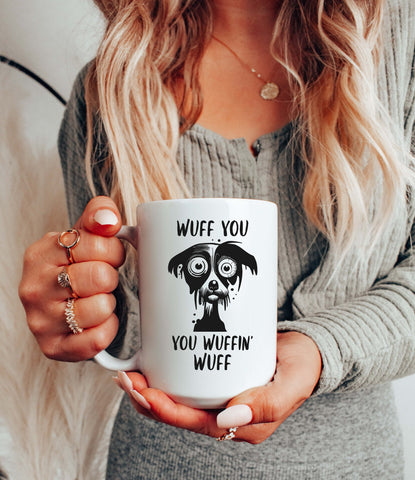 Image of Dog Lover Mug - Funny Dog Mom Coffee Cup - Perfect Gift for Dog Owner