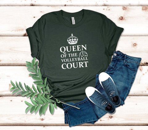Image of Queen of the Volleyball Court T-Shirt