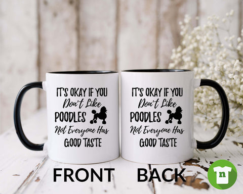 Image of Poodle Lovers Coffee Mug - Funny Poodle Dog Gift for Women and Dog Owners