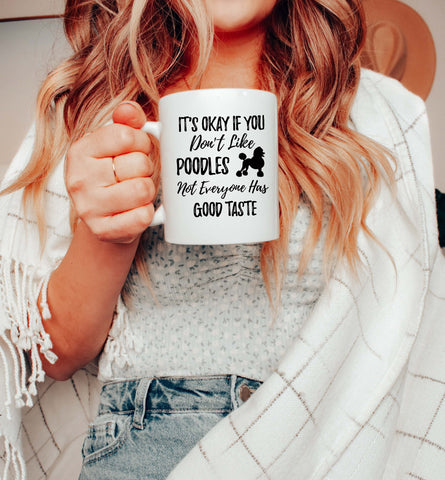 Image of Poodle Lovers Coffee Mug - Funny Poodle Dog Gift for Women and Dog Owners