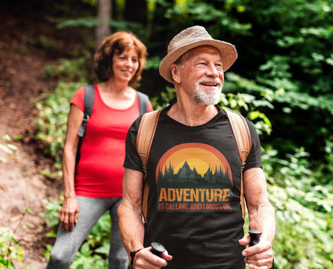 Image of Adventure Is Calling And I Must Go | Adult Unisex Tee