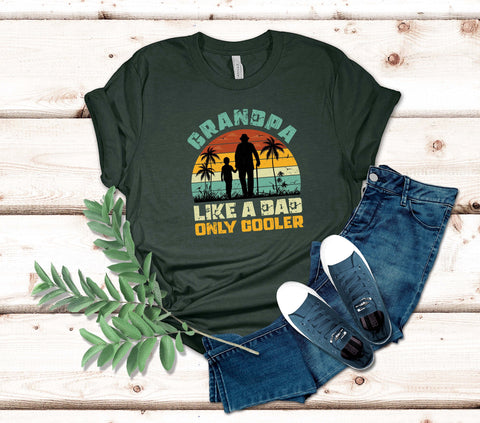 Image of Grandpa T-shirt - Funny Grandfathers Day Quote - Grandparent Announcement Shirt