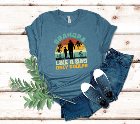 Image of Grandpa T-shirt - Funny Grandfathers Day Quote - Grandparent Announcement Shirt