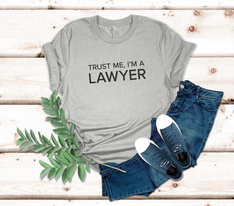 Image of Funny Lawyer T Shirt For Her