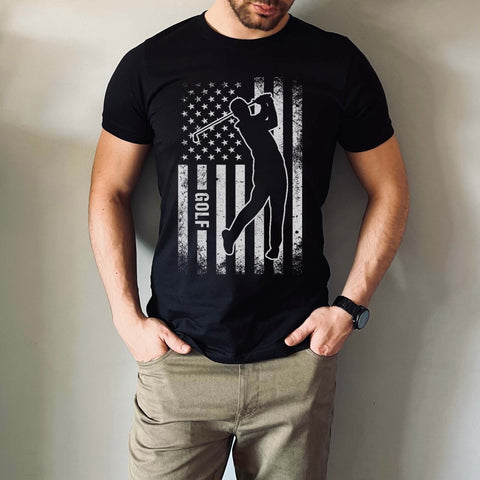 Image of Golf USA Flag T-Shirt