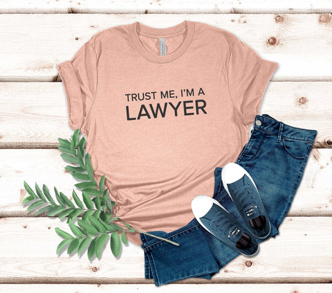 Image of Funny Lawyer T Shirt For Her