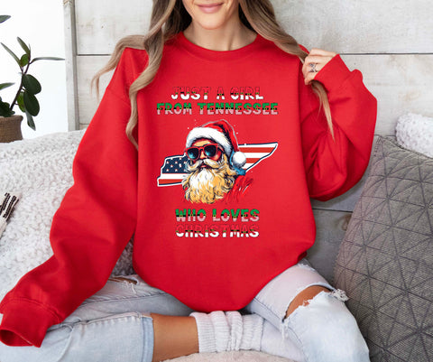 Image of Tennessee Xmas Sweatshirt Christmas Crewneck