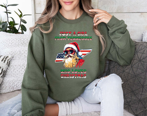 Image of Tennessee Xmas Sweatshirt Christmas Crewneck