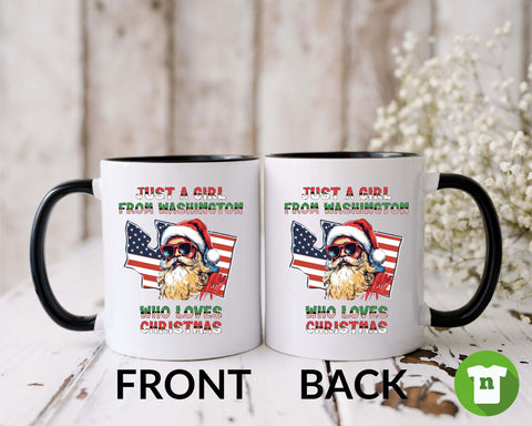 Image of Christmas Mug | Washington Xmas Mug