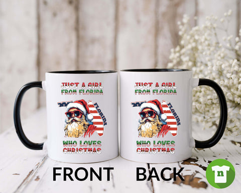Image of Florida Christmas Mug | Merry Christmas Coffee Mug