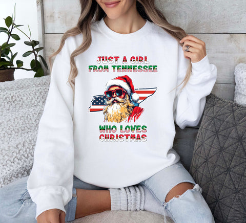 Image of Tennessee Xmas Sweatshirt Christmas Crewneck