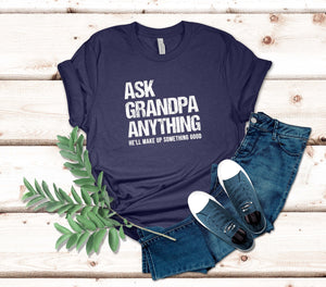 Funny Grandpa Tshirt - Best Grandfather Gift for Birthday or Fathers Day