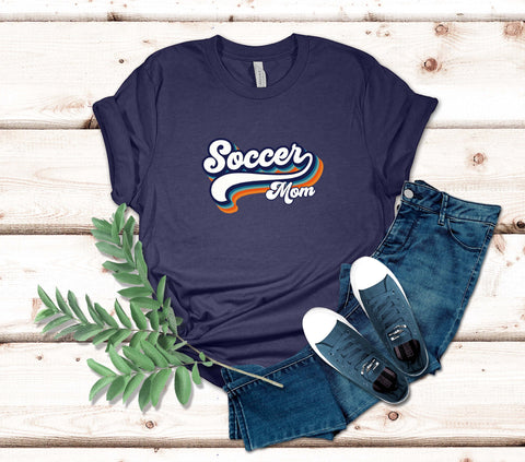 Image of Vintage Soccer Mom Tee | Perfect Gift for Soccer-Loving Mom