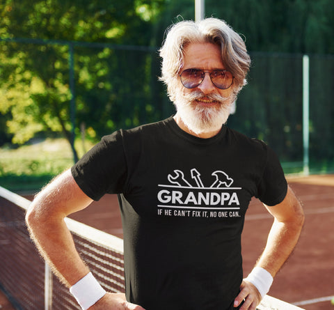 Image of GrandpaFathers Day Handyman Tee - Funny Birthday Gift