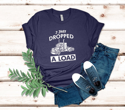 Image of Funny Trucker T-Shirt For Him | Perfect Trucking Gift for Dad & Trucker | Unisex Tee with Unique Design | Perfect for Birthday and Christmas