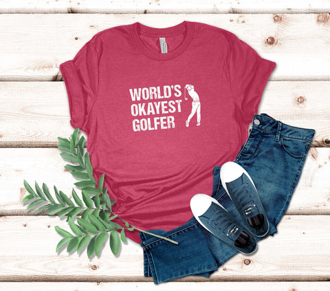 Image of World's Okayest Golfer T-Shirt