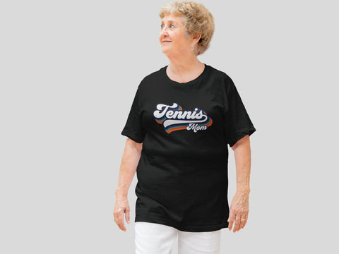 Image of Tennis Mom Tee - Vintage Style with Classic Charm and Love for the Game Perfect Gift for Moms