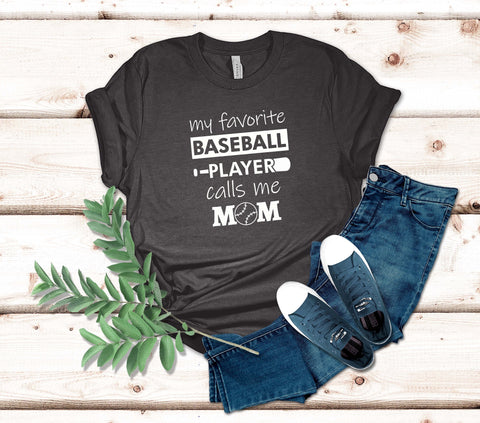 Image of Baseball Mom T-Shirt - Celebrate Your Love for Baseball  Sports Lovers Tee
