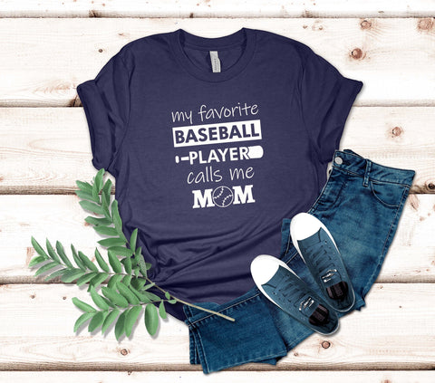 Image of Baseball Mom T-Shirt - Celebrate Your Love for Baseball  Sports Lovers Tee
