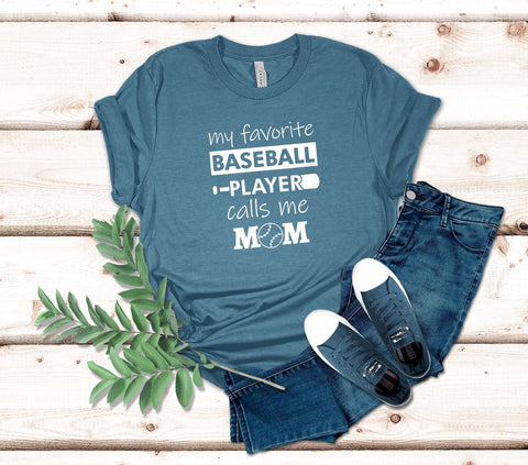 Image of Baseball Mom T-Shirt - Celebrate Your Love for Baseball  Sports Lovers Tee