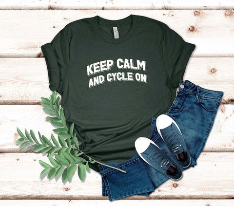 Image of Keep Clam and Cycle On T-Shirt