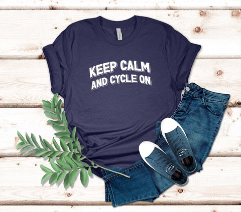 Image of Keep Clam and Cycle On T-Shirt