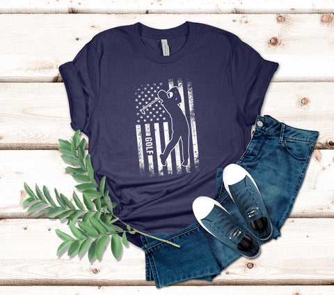 Image of Golf USA Flag T-Shirt