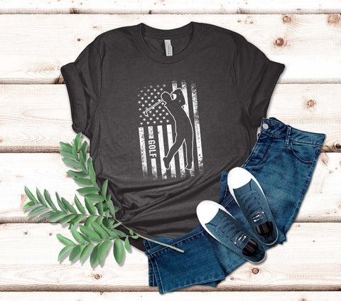 Image of Golf USA Flag T-Shirt