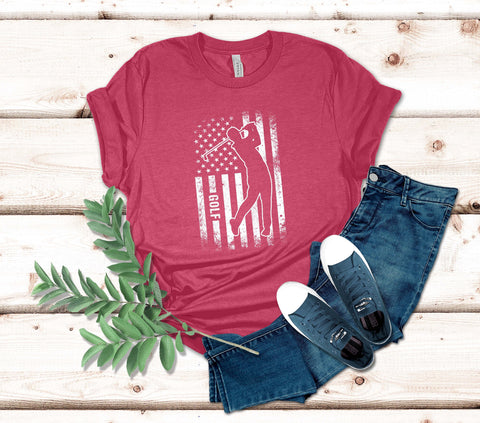 Image of Golf USA Flag T-Shirt