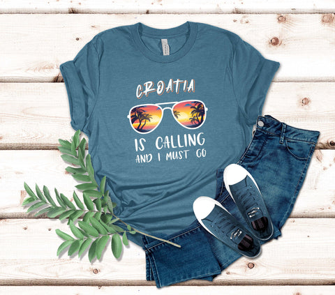 Image of Croatia Is Calling and I Must Go T-Shirt