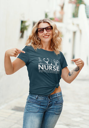 Nurse We Can't Fix Stupid, But We Can Sedate It T-Shirt | Gift for Nurses